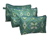 Ikat Bliss 3 Piece Cosmetic Cases
