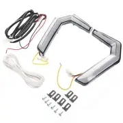 LED Turn Signal Front Grille Fang Lights For Polaris General 1000 XP/ XP4 1000