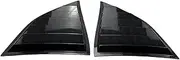 Rear Side Window Shutter Louvers for 2008-2023 Compatible for Dodge Challenger Scoop Cover Vent Car Accessories Auto Parts Matte Black(Carbon Fiber Look)