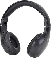 Over Ear FM Radio Headphones with Reception, Wireless and Wired Headphones with Soft Ear Muffs, Stereo Sound, for Travel/Moving