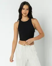 [Mooloola] Mooloola Women's Bel Top in Black Size 8 8 Black