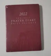 2022 Personal Prayer Diary and Daily Planner - NEW IN PACKAGE / SEALED Maroon