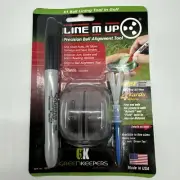 GreenKeepers Line M Up Pro Alignment Tool (Black) NEW with BONUS 4 YD TEE