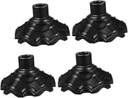 Gatuida 4Pcs Outdoor Moon Chair Leg Caps Durable Sink Protectors for Camping Chairs Stylish and Functional Design Installation for Soft Ground Stability