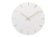LUCA White 60cm Silent Wall Clock by One Six Eight London