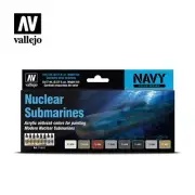 Nuclear Submarines 8 colors set 71611 VALLEJO VALLEJO