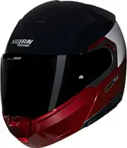 Nolan N90-3 Verniciatura Speciale 344, flip up helmet , color: Dark Red/Black/Light Grey , size: XL