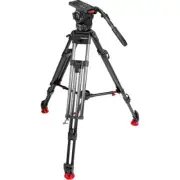New Sachtler Video 18 S2 Fluid Head & ENG 2 CF Tripod System Mid-Level Spreader
