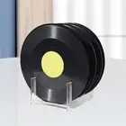 Vinyl Record Storage Holder Record Player Stand for Documents Newspapers Bar