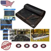 Premium 20 x 40 FT Pool Leaf Net Cover - Fine Mesh for Inground & Above Ground