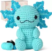 Crochet Kit for Beginners, Crochet Animal Kits, Amigurumi Crocheting Kit for Sta