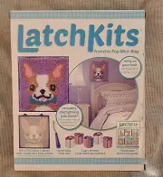 Latch Kits Frenchie Pup 3D Mini-Rug The Classic Latch Hook Craft Kit Complete