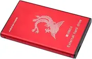 ADDWINGS 2.5 inch Portable 2TB External Hard Drive USB3.0 Mobile HDD High Security Auto Copy Compat with Desktop Laptop Red Red 2TB