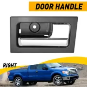 9L3Z1522600CB Door Handle Inner For Ford 09-2014 F-150 Silver W/ Chrome Lever