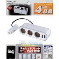 在飛比找PChome商店街優惠-【★優洛帕-汽車用品★】日本NAPOLEX 4.8A雙USB