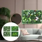 Artificial Hedge Panels Artificial Plant Wall Low Maintenance UV Protected