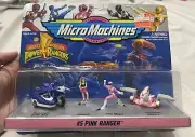 1994 Micro Machines Mighty Morphin Power Rangers Pink Ranger #5 New Sealed