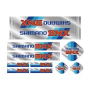 Shimano BMX Chrome custom color decal set - old school bmx