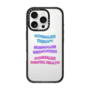 iPhone 16 Pro Impact Case Normalize Phone Case by GMF Designs
