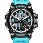 Veile Studios Fashion Mens Design Dual Display Scuba Diver Sport Wrist Watch Blue Zircon Watches