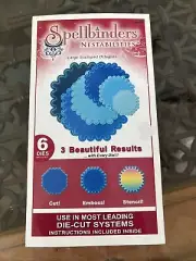 Spellbinders nestabilities Cut, Emboss, Stencil, Large Scalloped Octagons
