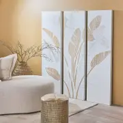 Peregian Carved Timber Wall Art Set of 3 [MUSLPERWA25]