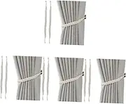 Hoement 4sets Curtain Pull Backs Rope Easy to Tie and Remove Home Decor 2pcs*4
