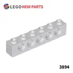 【COOLPON】正版樂高 LEGO 科技 3894 BRICK 1X6 WITH HOLE 樑 4211466 淺灰