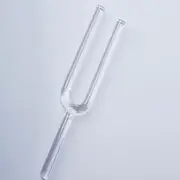25mm Clear Powerful Tone, Crystal Tuning Forks, Good for Stress Relief, with Strike, for Yoga Meditation and Sound Therapy(G Note)