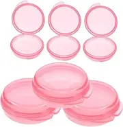 6pcs Pill Box Organizers Key Pill Organizer Pillbox Small Travel Travel Medicine Kit Small Plastic Containers Storage For Purse Household Dispenser Sealed Case Pink Pp