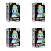 4PK Schylling Groovy The Glowman Nee Doh Stress Relief Squishy Toy Assorted 3y+