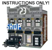 Custom Modular Building Instructions - Speakeasy Restaurant - Brick Toys