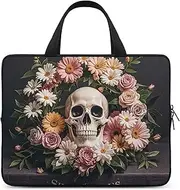 Laptop Case Sleeve Shockproof Computer Carrying Bag Bonsai Tree Sugar Skull Laptop Bag Tote Lightweight Notebook Case Cover Traveling Briefcase Handle Bags for Travel Business 17inch