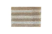 Solemate Jute 2 Tone Stripes 60x90cm Stylish Outdoor Entrance Doormat