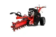 BAUMR-AG TRN660 8HP 600mmx90mm Trench Digger, Heavy-duty Carbide Claws, EZ Start, 8HP, Adj Controls