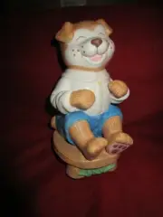 Nursery Rhyme Bank Avon Gift Collection Little Dog Laughing Cat and the Fiddle