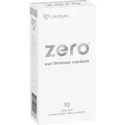 New LifeStyles Zero Condoms Large 10Pk X4 Exp 31/08/28