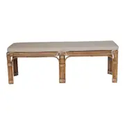 [Florabelle Living] Havana Rattan 2 Seat Bench W/ Cushion