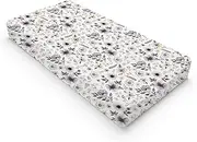 Boho Spring Flowers Leaves Baby Changing Pad Covers Boy Girl 32''x16'' Antique Floral Fitted Diaper Change Table Pad Mats Vintage Wild Floral Garden Soft Breathable Nursery Cradle & Bassinet Sheets