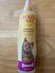 Burt's Bees for cats waterless shampoo with apple and honey, 99.7% natural