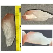 SUPER RARE,GREAT COLOR: PINK LEMURIAN QUARTZ, BRAZIL . " METAPHYSICAL GOLD"