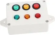 Kisangel 1 Set Interactive Busy Board Light for DIY Montessori Activity Board with Lights Material for Fine Motor Skills Development Present