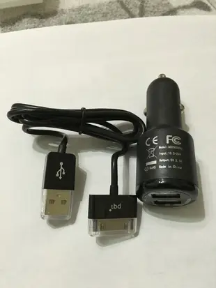 pqi iPhone 30pin 充電線 加 車用充電座