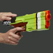 NERF Rival Kronos XVIII-500 Blaster, Breech-Load, 5 Rival Rounds, Spring Action