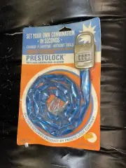 VTG New old stock Prestolock Bike Chain Presto Lock Bicycle Combination Set