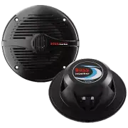BOSS Audio Systems MR60B 6.5” 200 W Boat Speakers – 2 Way, Weatherproof, 4 Ohms