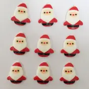 10Pcs Resin Santa Flatback Craft Embellishments