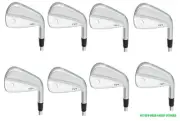 Maltby TS4 Forged Golf Club 4-GW Iron Heads Only Right Hand Pearl Chrome Head