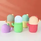 Face Ice Lattice Cactus Shape Silicone Ice Cube Mold Freezing Facial Massager`