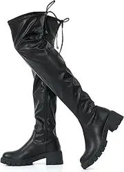 [JEOSSY] Women's 990 Over The Knee High Boots Platform Thigh High Boots Round Toe Long Boots for Women